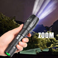 LED ZOOM Portable Mini Flashlight