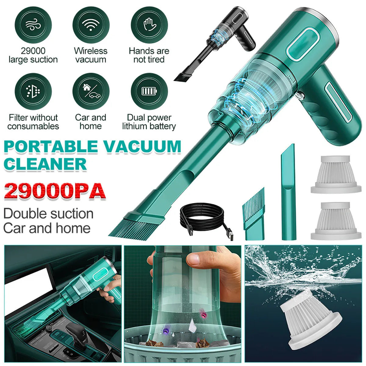 Cordless Hand-Held Vacuum Cleaner